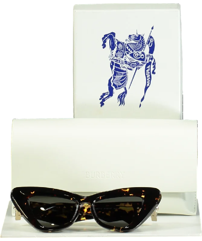 Women's Mohair SweatersBurberry Dark Tortoise Cat-eye Be4421u Sunglasses in case & box