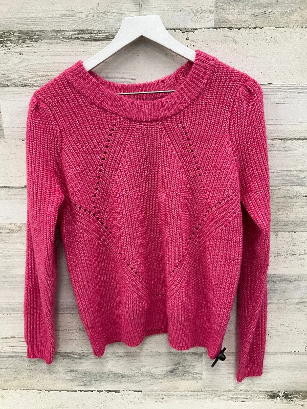 Women's Chunky Knit SweatersSweater By Maurices In Pink, Size: L