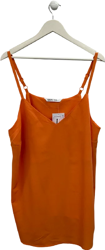 Women's High Collar SweatersYours Orange Vest Top UK 22