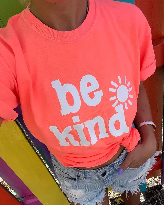 Women's Blouse with Sweetheart NeckBe Kind Coral Crush Tee