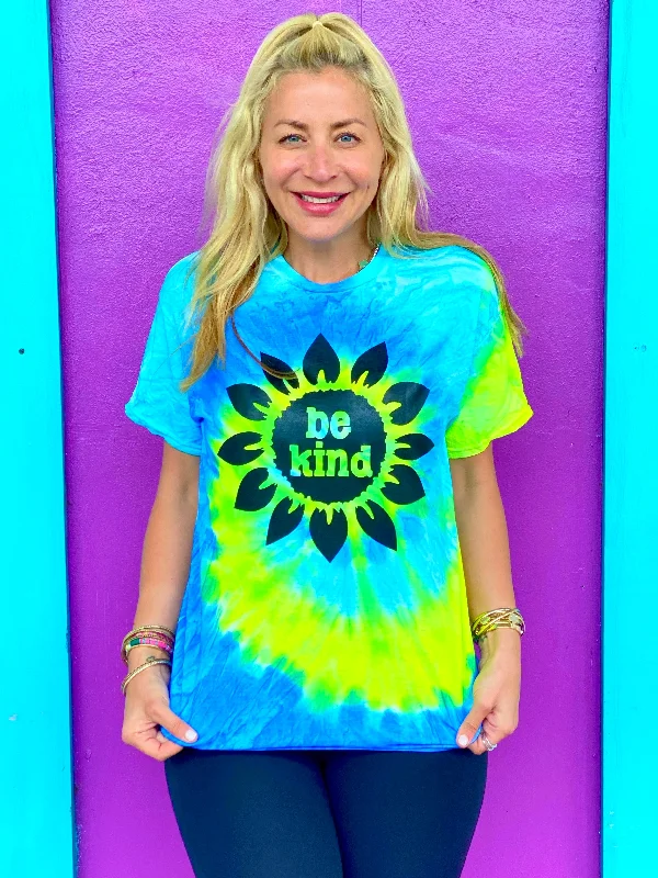 Women's V-Neck BlouseBe Kind Sunflower Tee