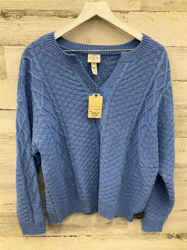 Women's Bell Sleeve SweatersSweater By St Johns Bay In Blue, Size: 2x