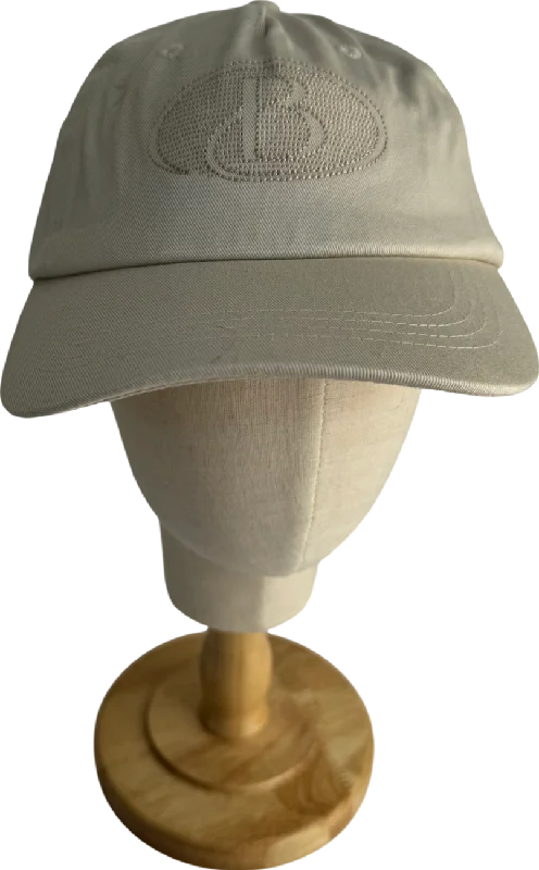 Women's V-Shaped Collar SweatersBo & Tee Cream Baseball Cap In Washed One Size