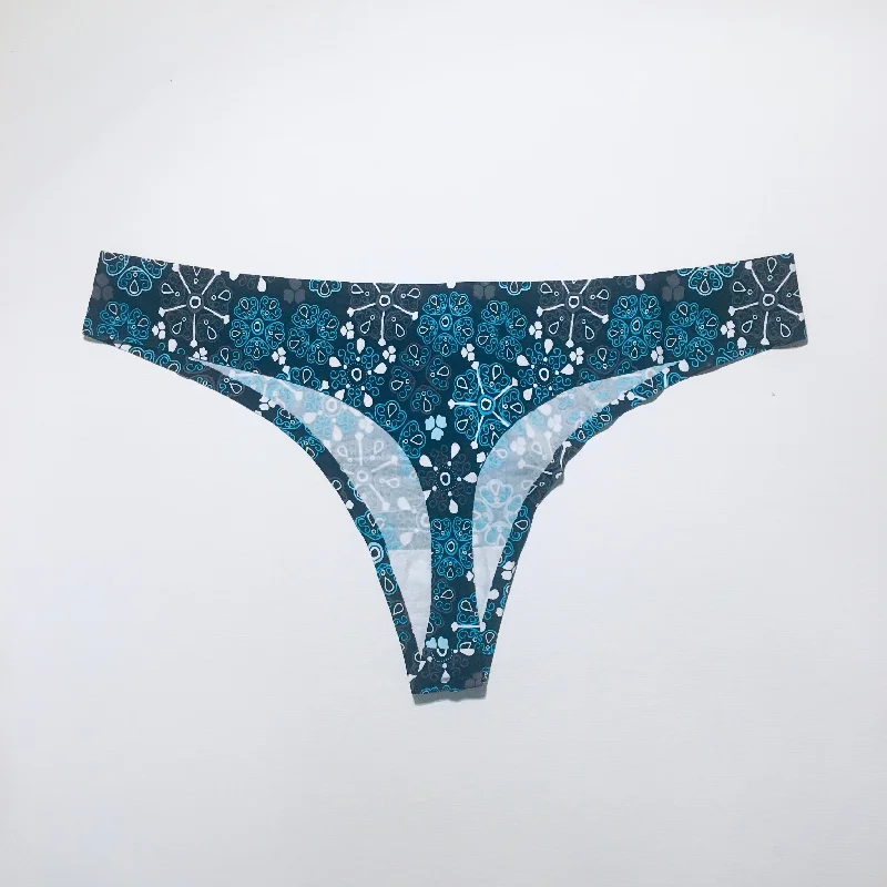 high-compression shapewear briefs with a smooth and toned silhouetteSeamless Gee - blue mandala