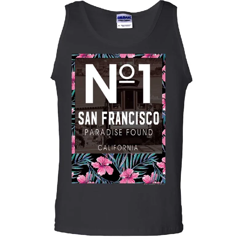 Women's Hooded Zip-Up SweatshirtsSan Francisco No. 1 Paradise Found California Asst Colors Tank Top