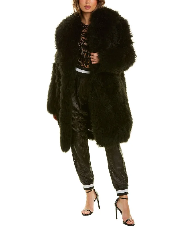 Women's Formal SkirtsMichael Kors Sequined Goat Fur Coat