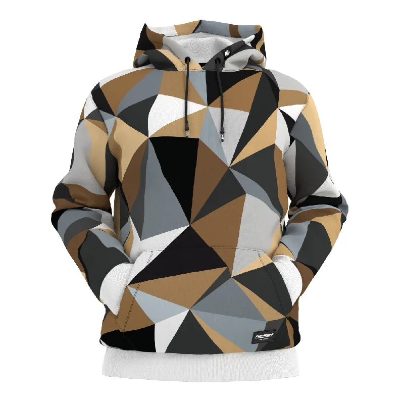 Women's Hooded Sweatshirts with Herringbone LiningCubes Woods Hoodie