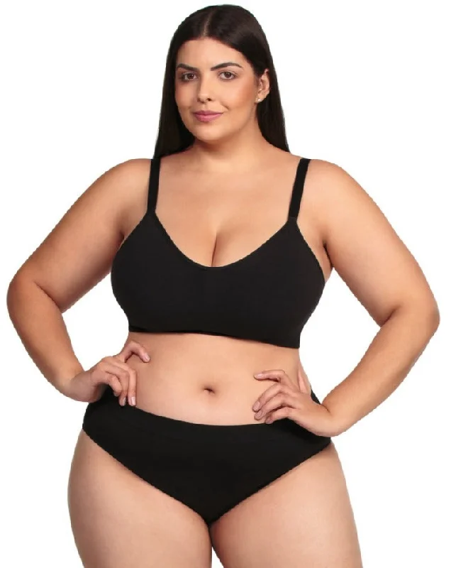 mastectomy bra with foam liningLupo Classic Seamless Briefs Loba Plus Size