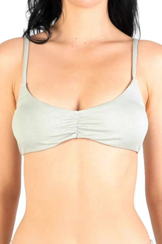 Olive Fold Bikinis Top