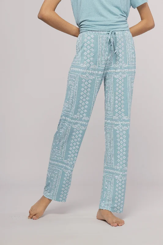 women's pajamas with a vintage lookGeometric Paisley Pajamas