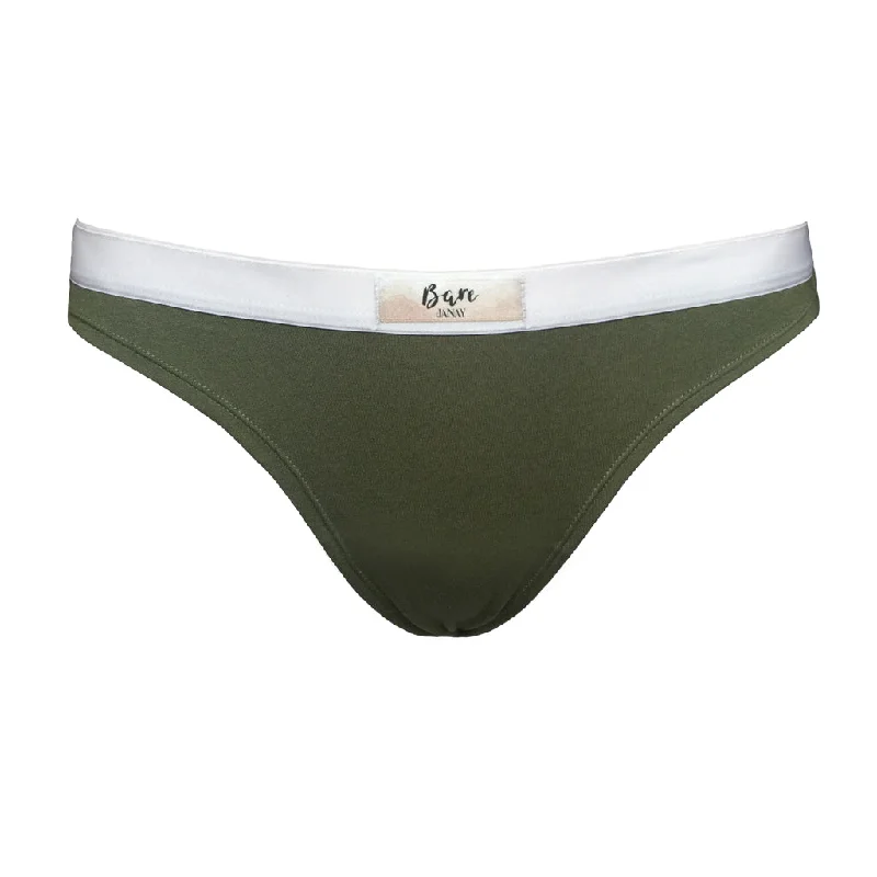 seamless bra for leotardsBare Bamboo Khaki Brazilian Brief