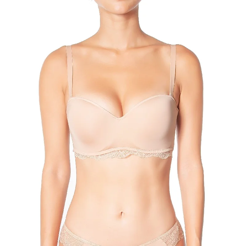 padded push-up bra for petitesHuit Grand Jeu Strapless Bra