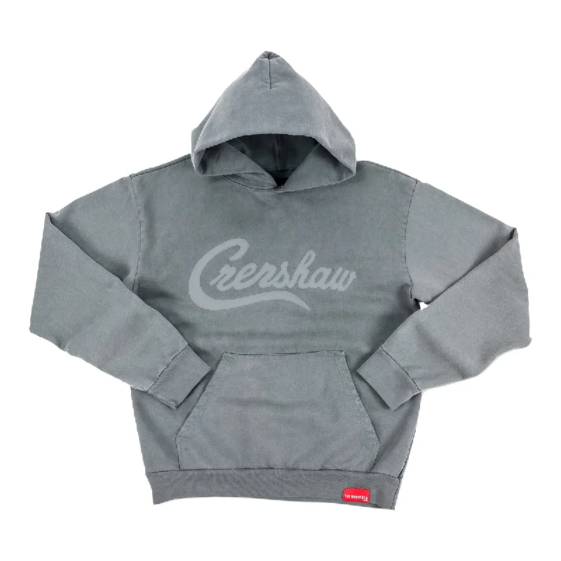 Women's Hooded Sweatshirts with Fleece LiningCrenshaw Hoodie (Stealth Collection) - Slate Grey/Slate Grey