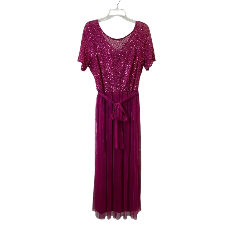 Women's U-Back DressesDress Casual Maxi By Lovely Grace In Purple, Size:Xl