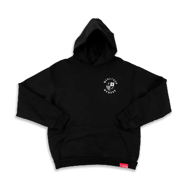 Women's HoodiesMarathon Members Hoodie - Black