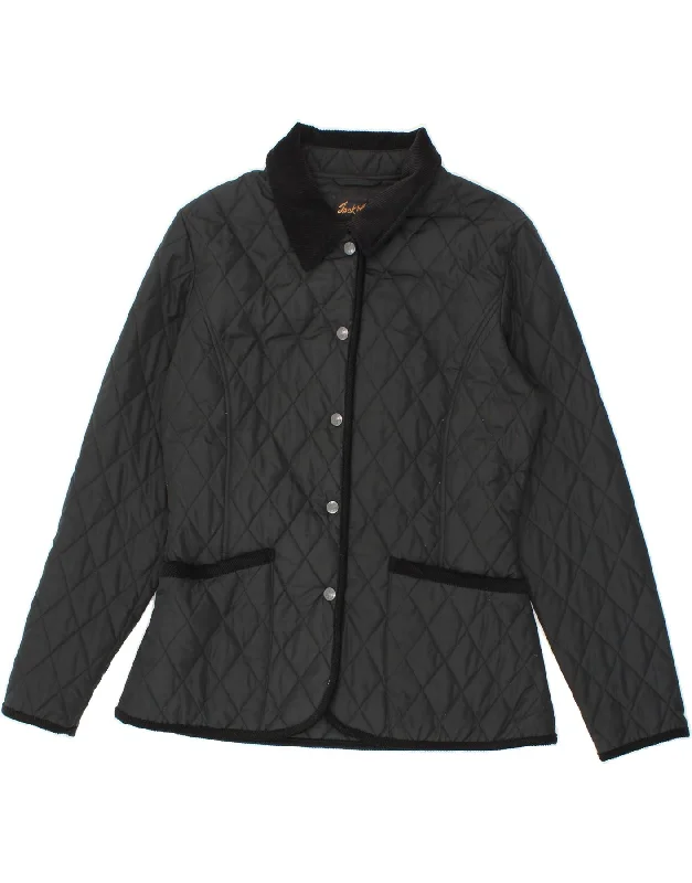 Women's Button-Up CoatsJACK MURPHY Womens Quilted Jacket UK 12 Medium Black Polyester