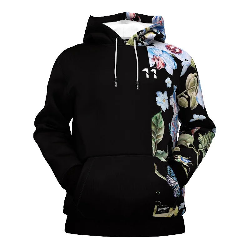 Women's Hooded Sweatshirts with Wool LiningBlack Orchid Hoodie