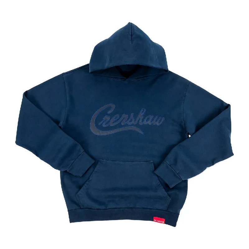 Women's Hooded Sweatshirts with Quick-Dry FabricCrenshaw Hoodie (Stealth Collection) - Deep Navy/Deep Navy