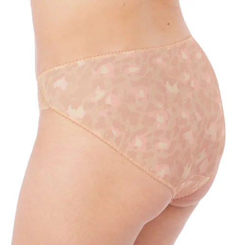 seamless lace panties for a smooth look under clothesElomi Morgan Brief - Toasted Almond