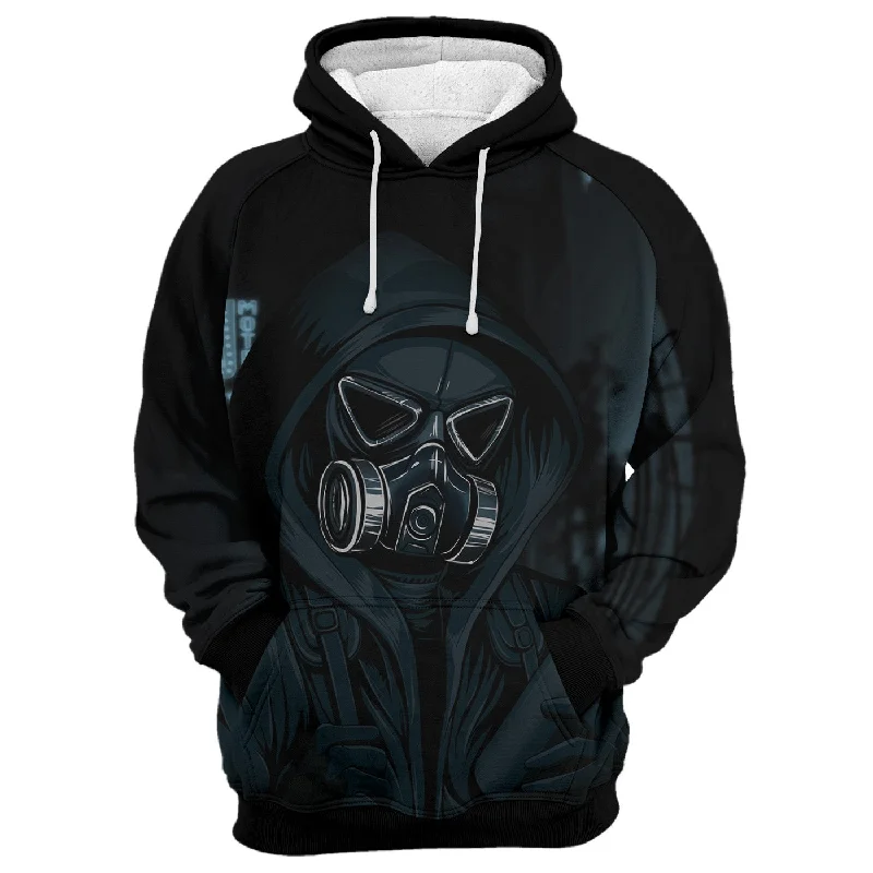 Women's Hooded Sweatshirts with Abstract LiningMasked Man Hoodie