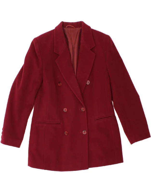 Women's Blazer CoatsSTEILMANN  Womens Longline Blazer Jacket UK 10 Small Burgundy