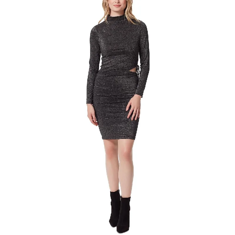 Women's Flared DressesJessica Simpson Womens Shimmer Knee-Length Bodycon Dress