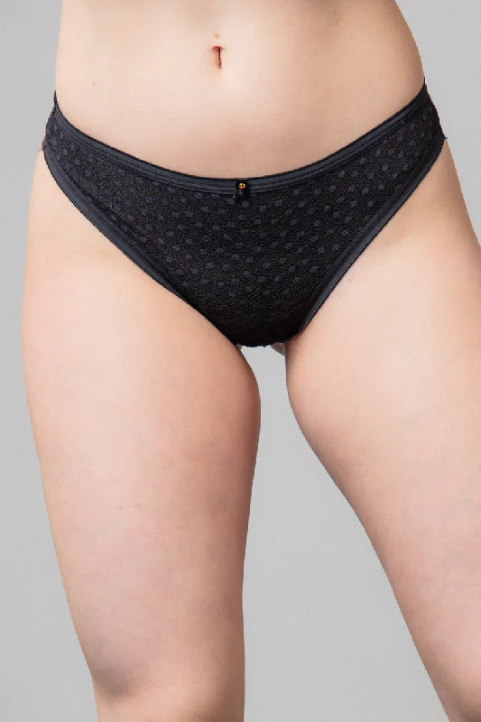 lace-up high-cut panties for womenStarlight Mustat Hotpants Alushousut