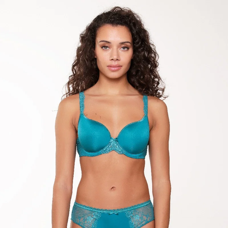 seamless underwire braDAILY Uni Fit T-Shirt Bra 1400-1 118 Deep Lake