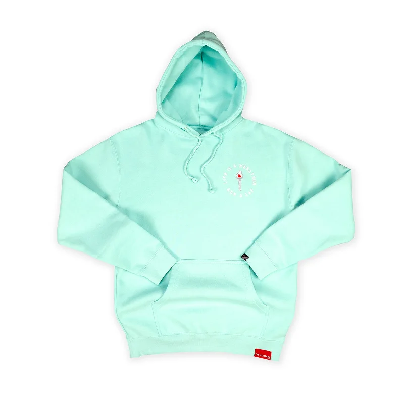 Women's Hooded Sweatshirts with Knit LiningVictory Torch Hoodie - Mint