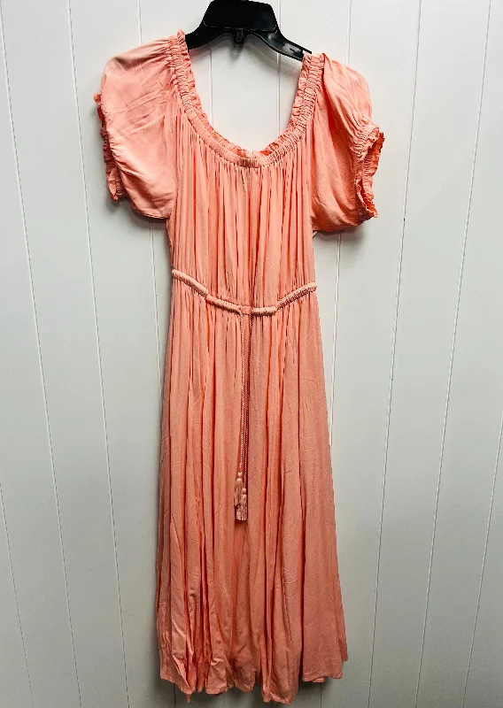 Women's Peter Pan Collar DressesDress Casual Maxi By Torrid In Peach, Size: L