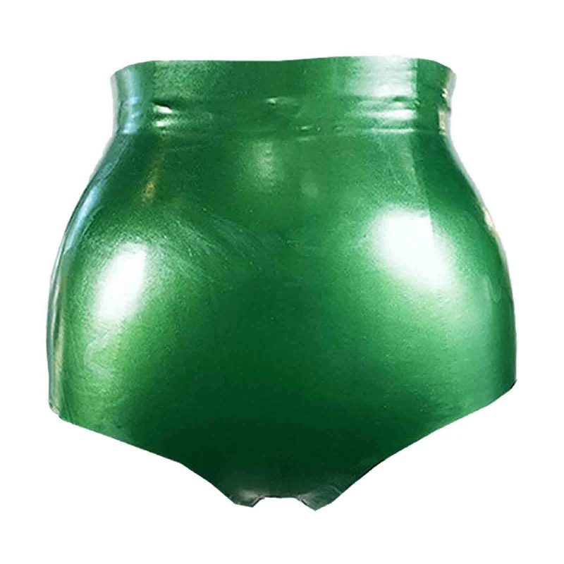 wire-free contour braMONNIK Latex Knickers High Waist Latex Panties Rubber Lingerie Custom Made for Bodysuit