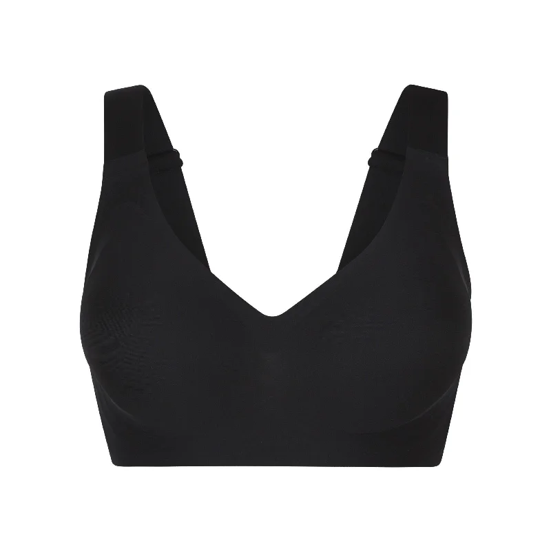 lace-trimmed convertible bra for special eventsSeamless beha zonder beugel 1700 02 Black