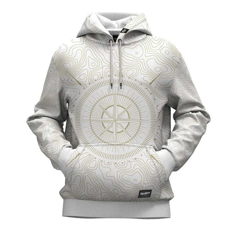 Women's Hooded Sweatshirts with Rayon LiningGeological Compass Hoodie