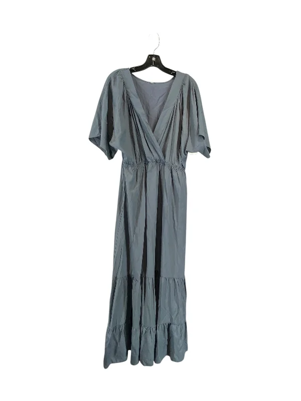 Women's Square Collar DressesDress Casual Maxi By Clothes Mentor In Grey, Size: Xl