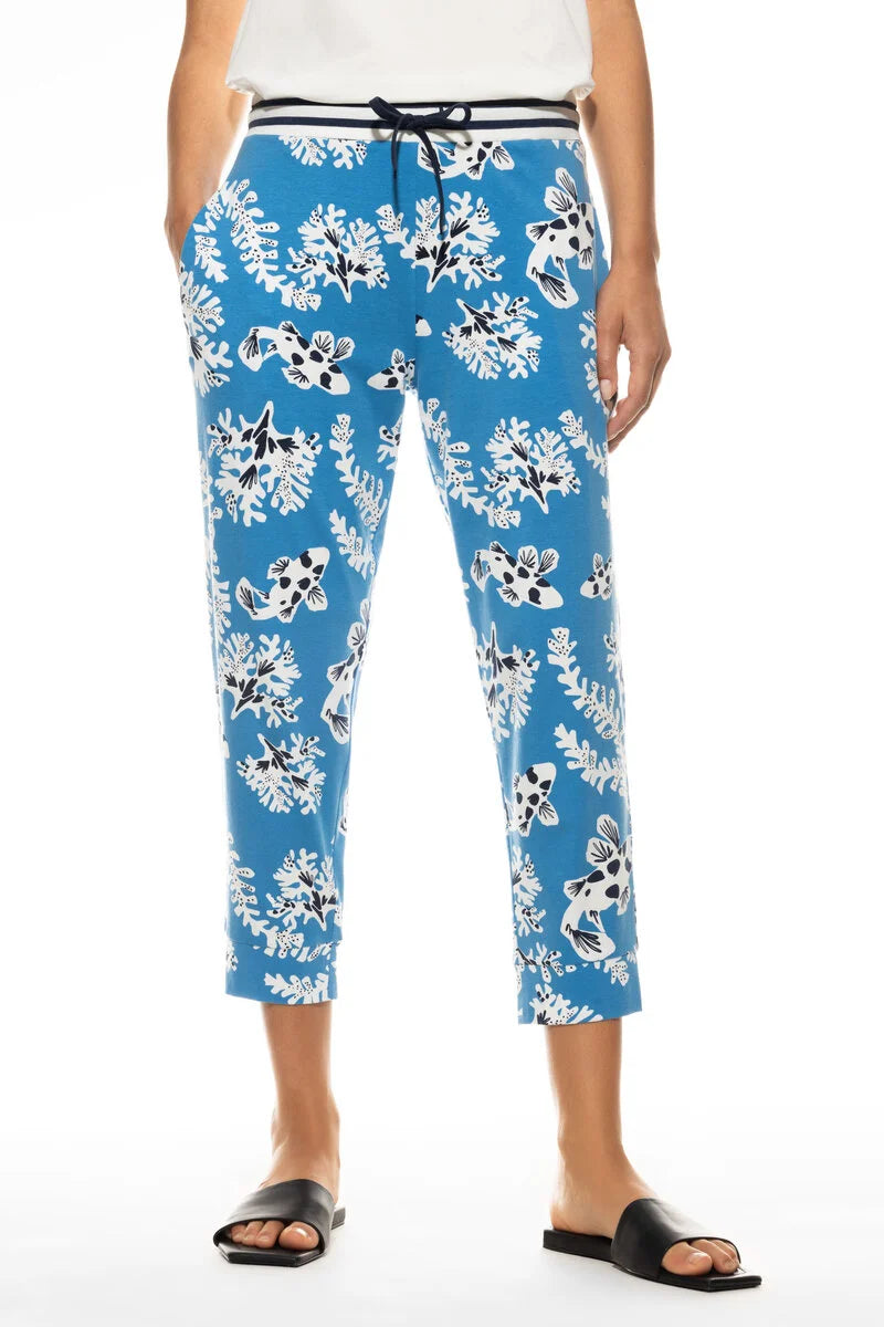 women's button-down pajama shirtsMey Loli Cotton/Modal Cropped Pants