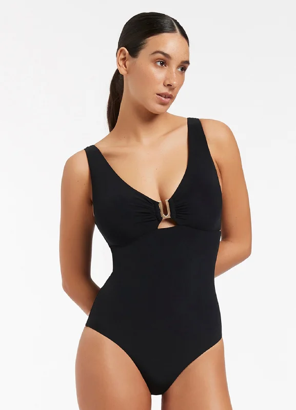 Jetset D-DD Plunge One Piece - Black