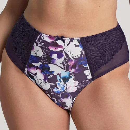 eco-friendly bamboo fiber briefs with a breathable fabricSculptresse Arianna Deep Brief - Damson Floral