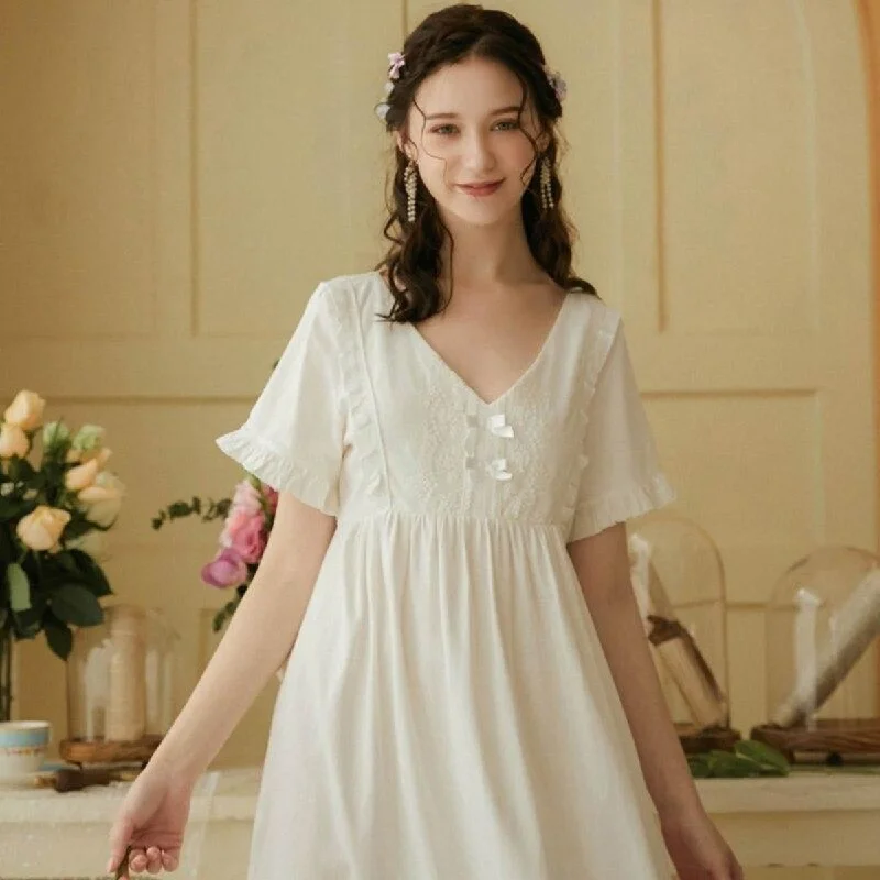 women's button-down pajama shirtsRoseheart Night Dress