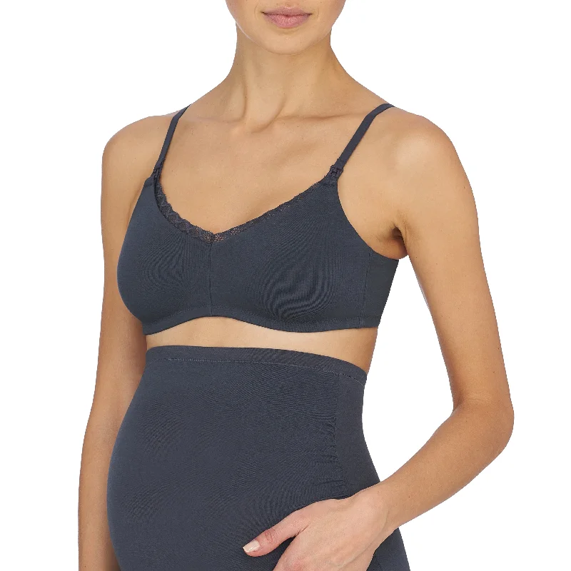 plus-size wireless braBliss Cotton Maternity Wireless Bra