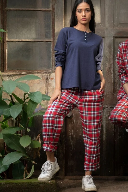 women's pajamas for the holidaysTESSA tapered fit pajama