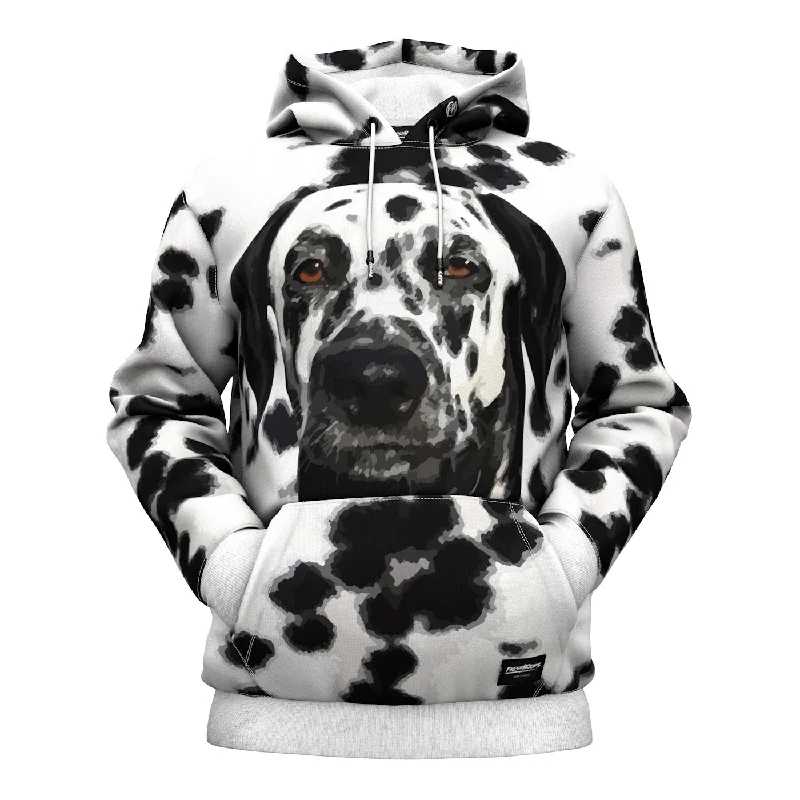 Women's Hooded Sweatshirts with Warm FabricDalmatian Hoodie