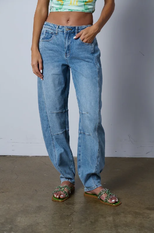 Women's Jodhpurs with Boat NeckDONT OVER LOOK DENIM PANT