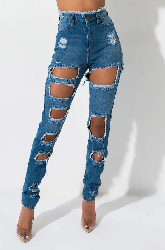 Women's Bootcut PantsSEXY DENIM HIGH RISE DENIM MEDIUM DENIM