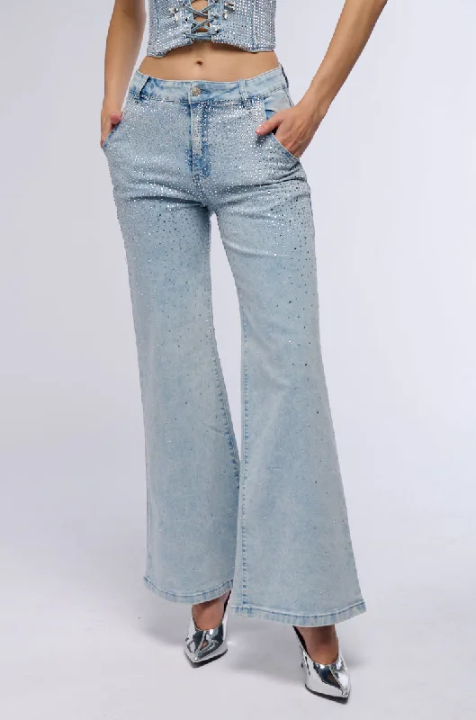 Women's Jodhpurs with Rounded HemSHINE ON ME DENIM PANT