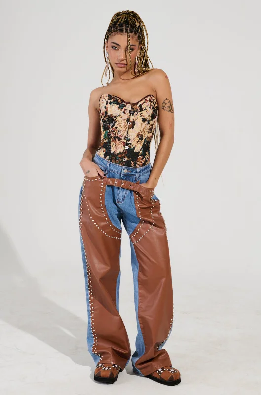 Women's Jodhpurs with Low WaistWANNA BE DENIM PANT