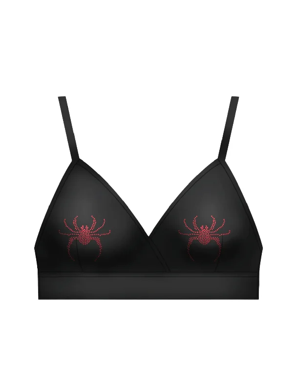 women's pajamas with a touch of eleganceBeChill™ Black Widow Wrap Bra