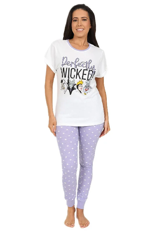 women's pajamas with a sophisticated, modern twistWomen's Disney Villains 'Perfectly Wicked' Long Pyjamas