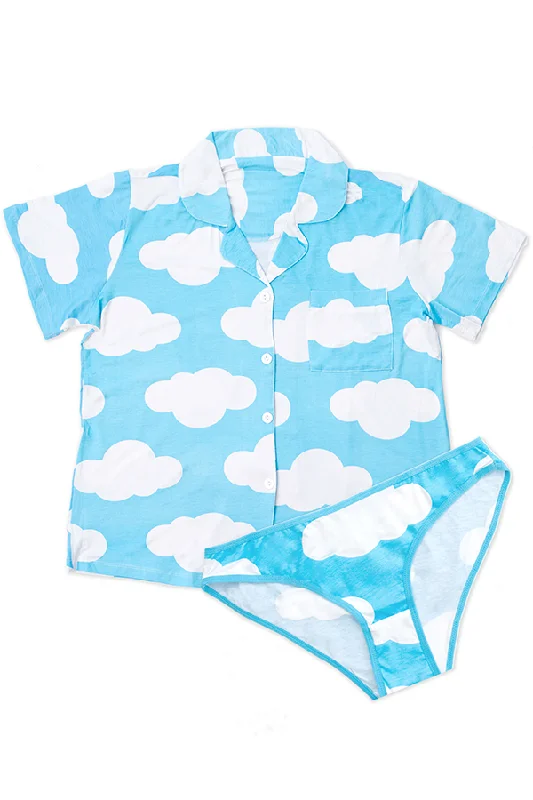 women's pajamas with a whimsical charmBeChill™ Heads in the clouds PJ set