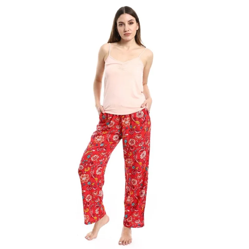 women's pajamas with pockets on legsPajama 2 Piece -Baggy Trousers & Top - Merch