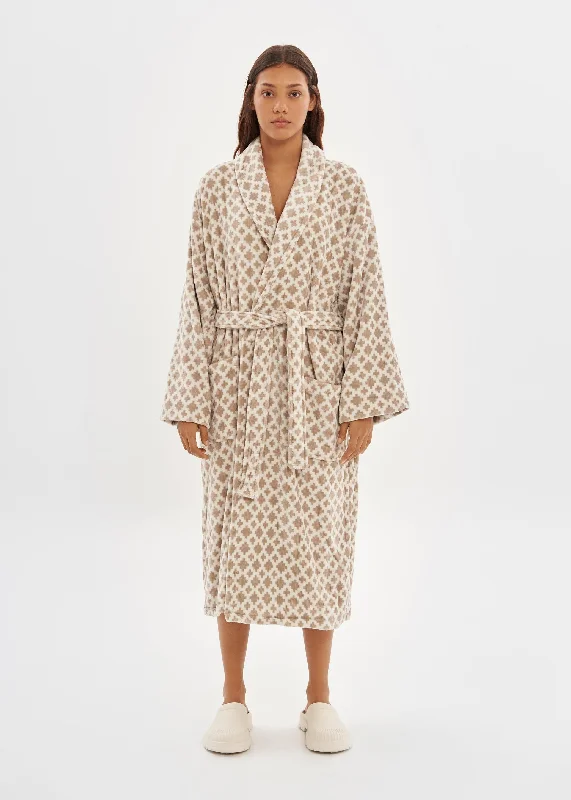 women's pajamas for those who love comfortUnisex Relaxed Fit Pixel Pattern Bathrobe - House Babylon